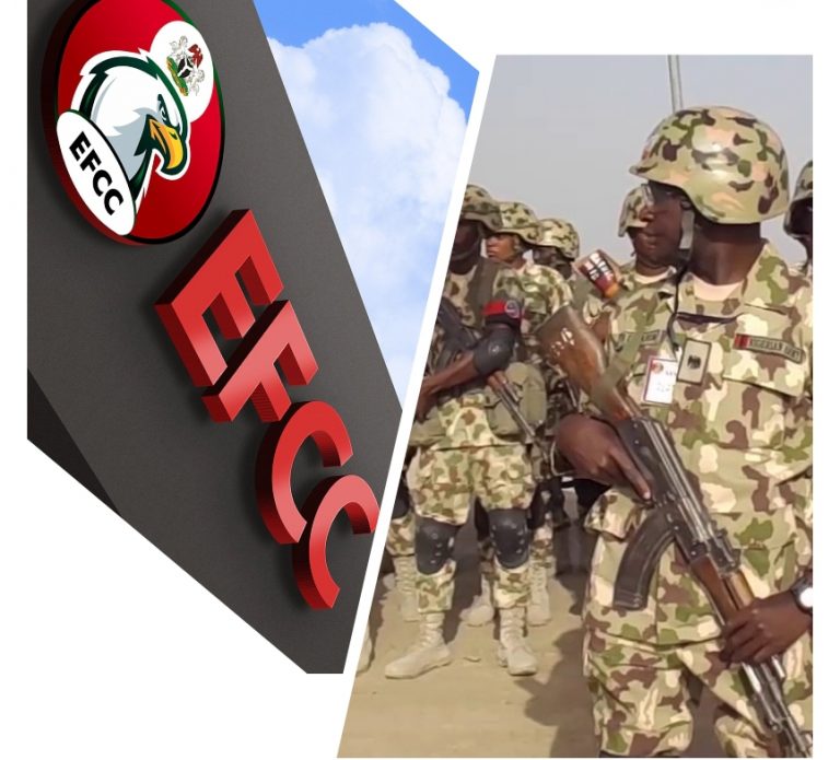 Soldiers Stop EFCC Operatives From Marking Brig-Gen’s Forfeited Assets