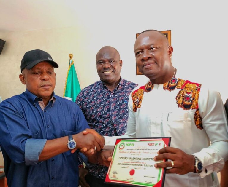 ANAMBRA 2021: Valentine Ozigbo receives PDP Certificate of Return, expresses confidence to emerge victorious in Nov. 6 governorship poll