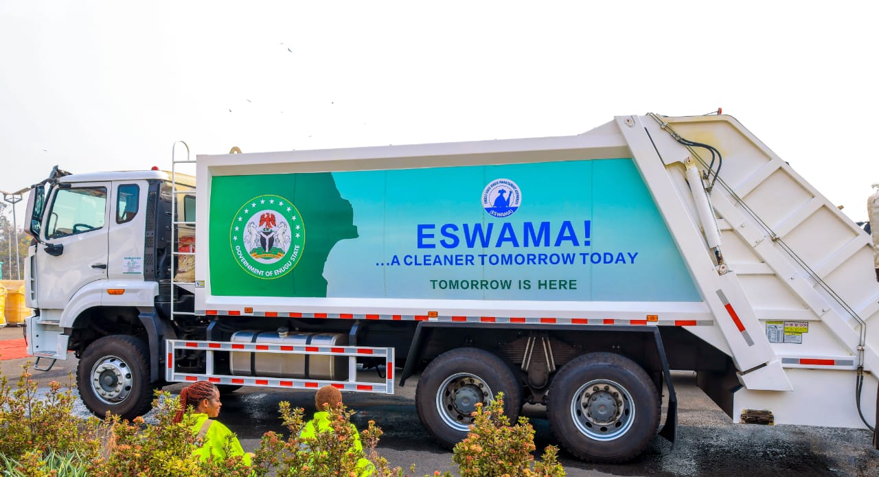 Governor Mbah Unveils Modern Sweepers, Compactors To Transform Enugu