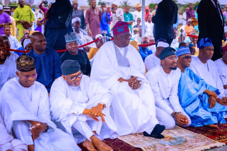 Tinubu Calls For Peace And Unity At Lagos Eid Ground