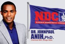 Enugu NDC Crisis: Dr Johnpaul Anih Appeals For National Intervention To Shield ‘Authentic’ Mandate Ndc