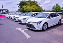 Empowerment: Governor Bago Presents Brand New Official Vehicles To 25 Female Council Vice Chairmen Bago