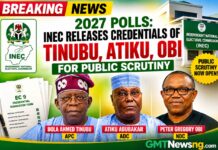 INEC 2027 Election: Tinubu, Atiku, Obi Credentials Published for Public Scrutiny Inec