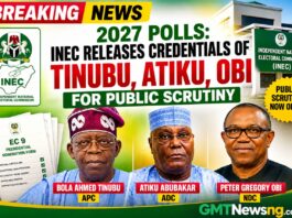 INEC 2027 Election: Tinubu, Atiku, Obi Credentials Published for Public Scrutiny Inec