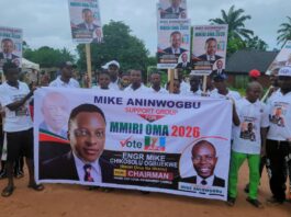 Ogbuekwe Ends Nkanu East Campaign In Nkerefi, Thanks Supporters Ogbuekwe